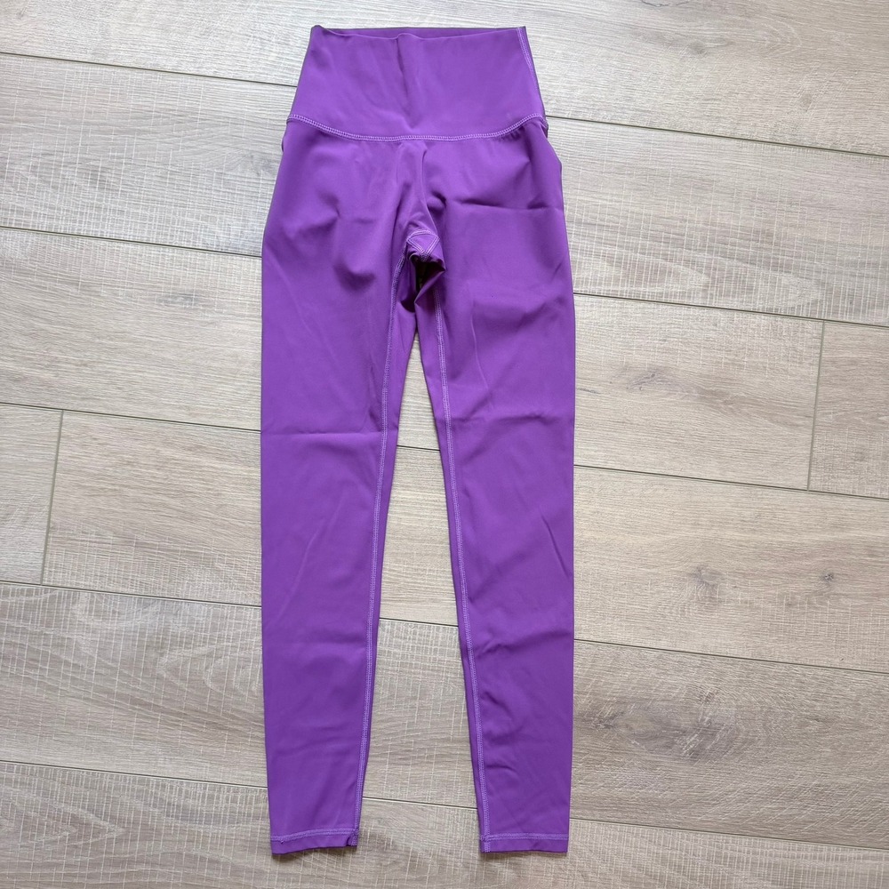 NVGTN Leggings Womens Small Purple High Waisted Compression Activewear Stretch